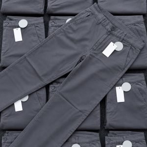 Men's Charcoal Grey Cargo Trousers